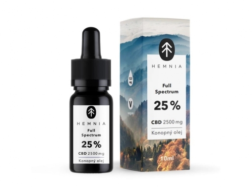 Full Spectrum CBD Κάνναβη έλαιο 25%, 2500 mg, 10 ml