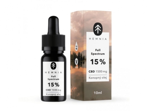 Hemnia Full Spectrum CBD Κάνναβη έλαιο 15%, 1500 mg, 10 ml