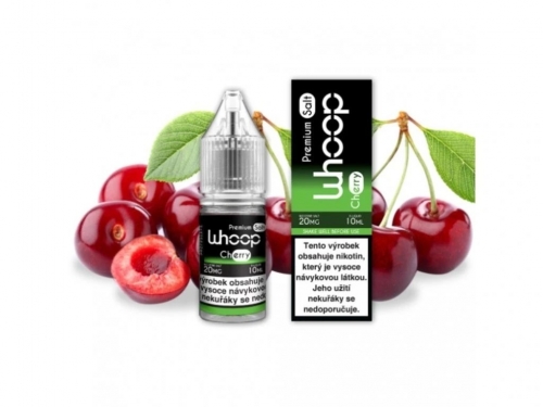 Whoop Cherry 10ml - Αλατισμένο υγρό Νικοτίνη: 20mg