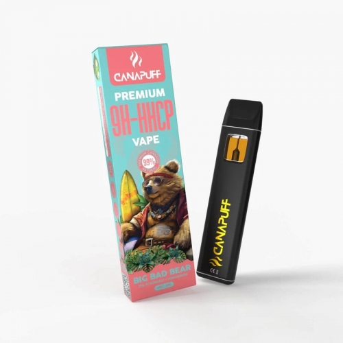 9H-HHCP Vape Big Bad Bear 99% CanaPuff - 1 ml - - Μίας χρήσης