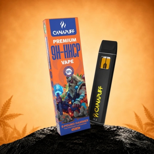 9H-HHCP Vape 9 Pound Hammer 99% - Μίας χρήσης - CanaPuff - 1 ml