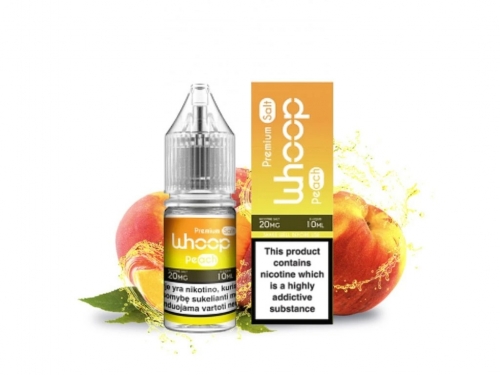 Whoop Peach 10ml - Αλατισμένο υγρό Νικοτίνη: 20mg