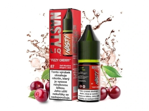 NASTY LIQ Fizzy Cherry 10ml - Αλατισμένο υγρό Νικοτίνη: 20mg