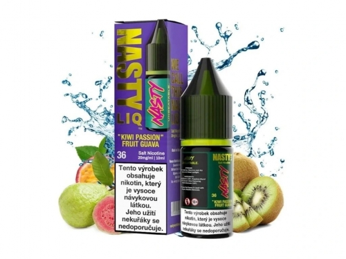 NASTY LIQ Kiwi Passion Fruit Guava 10ml - Αλατισμένο υγρό Νικοτίνη: 20mg