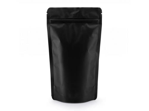 Doypack Zip (σακούλα) | μαύρο ματ | Χωρητικότητα: 100ml (85x140)