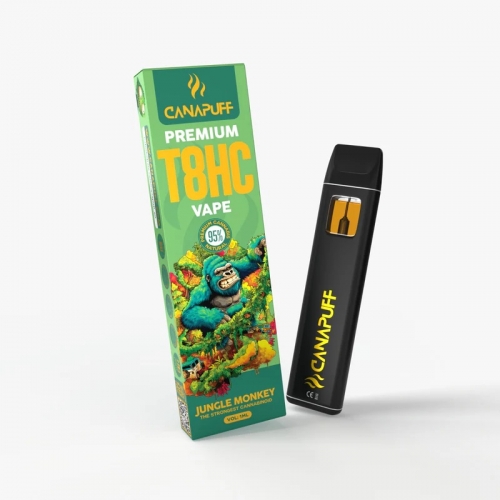 Jungle Monkey 95% T8HC – Canapuff – Μίας χρήσης ατμοποιητής – 1 ml