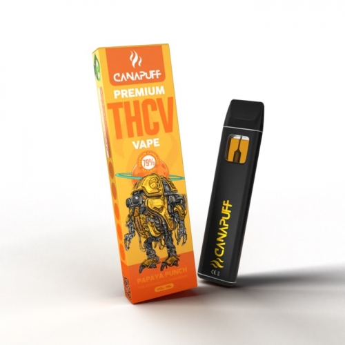 Papaya Punch 79% THCv – Canapuff – Μίας χρήσης ατμοποιητής – 1 ml