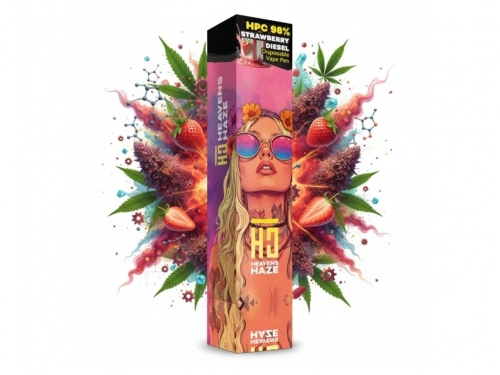 Heavens Haze HPC 98% Strawberry Diesel – Μίας χρήσης ατμοποιητής – 1 ml