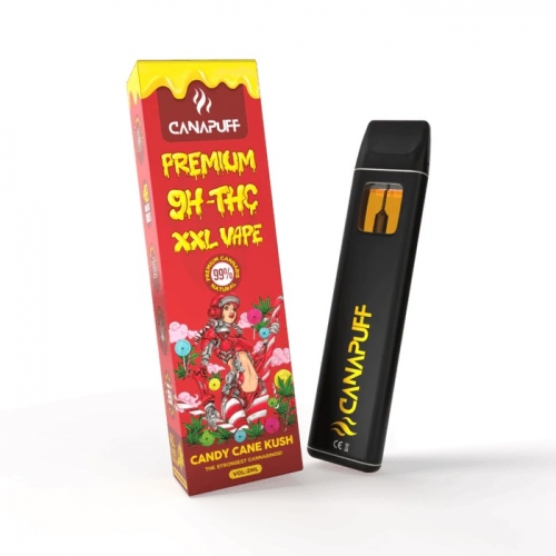 CANDY CANE KUSH 99% 9H-THC XXL – CanaPuff – Μίας χρήσης ατμοποιητής 2 ml