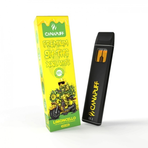 LIMONCELLO 99% 9H-THC XXL – CanaPuff – Μίας χρήσης ατμοποιητής 2 ml