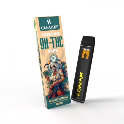 White Widow 95% 9H-THC – Μίας χρήσης ατμοποιητής – CanaPuff – 1 ml