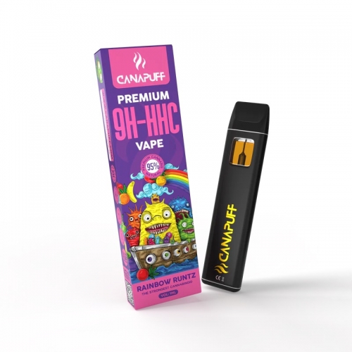 Rainbow Runtz 95% 9H-HHC – Μίας χρήσης ατμοποιητής – CanaPuff – 1 ml