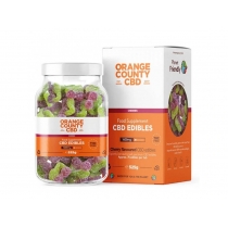 Orange County CBD Gummies Κεράσια, 70 τεμ., 1600 mg CBD, 525 g